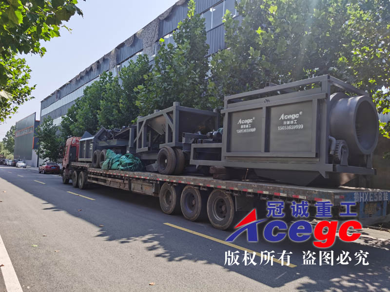 移動重選礦機械發(fā)往江西