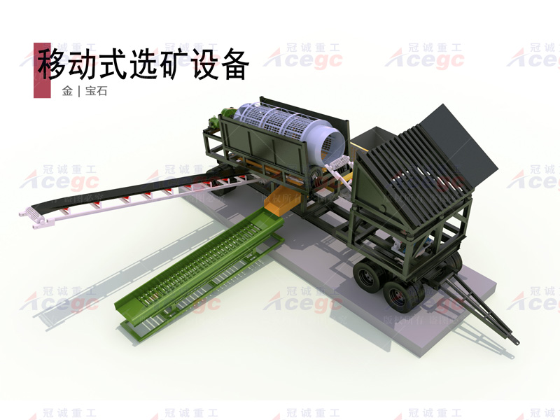 3M滾筒篩選金&寶石設(shè)備